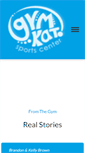 Mobile Screenshot of gymkatsportscenter.com